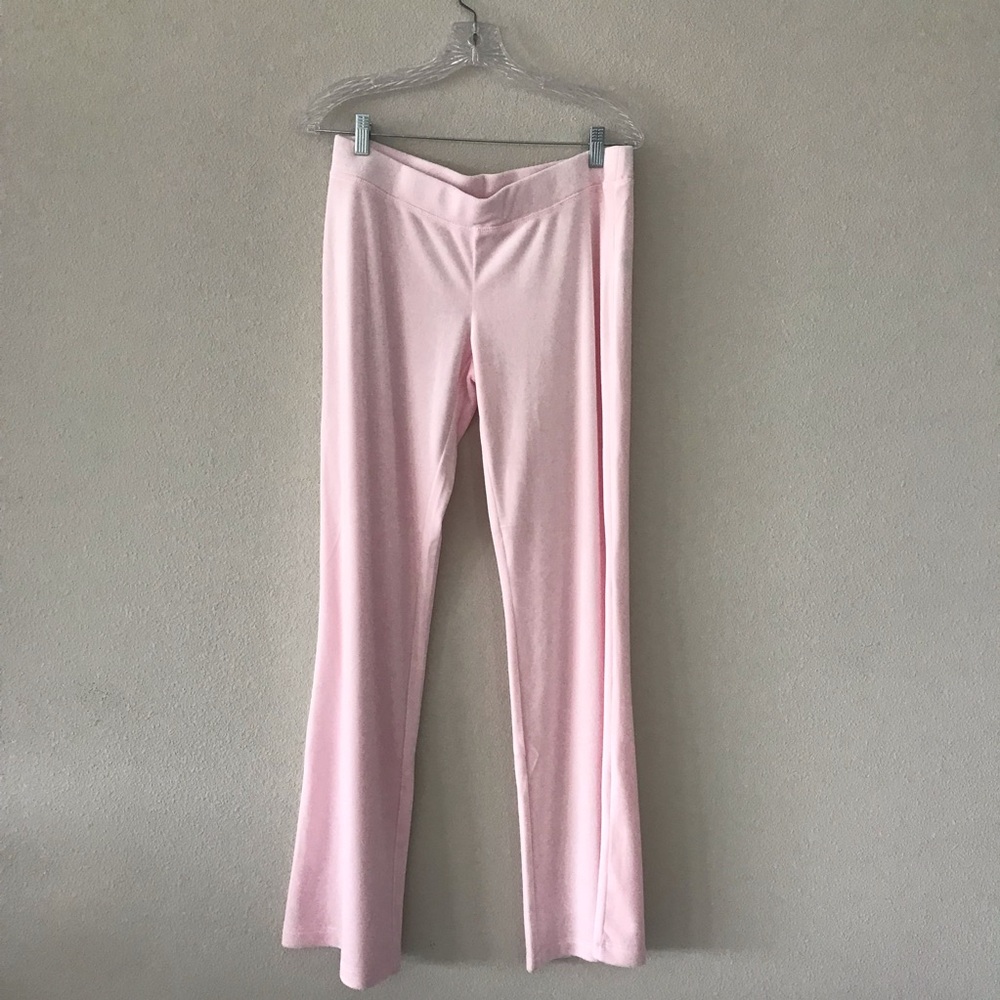 JUICY COUTURE Velour OG Bling Tracksuit Hoodie & Pant Set Light Pink Size M - Picture 6 of 10